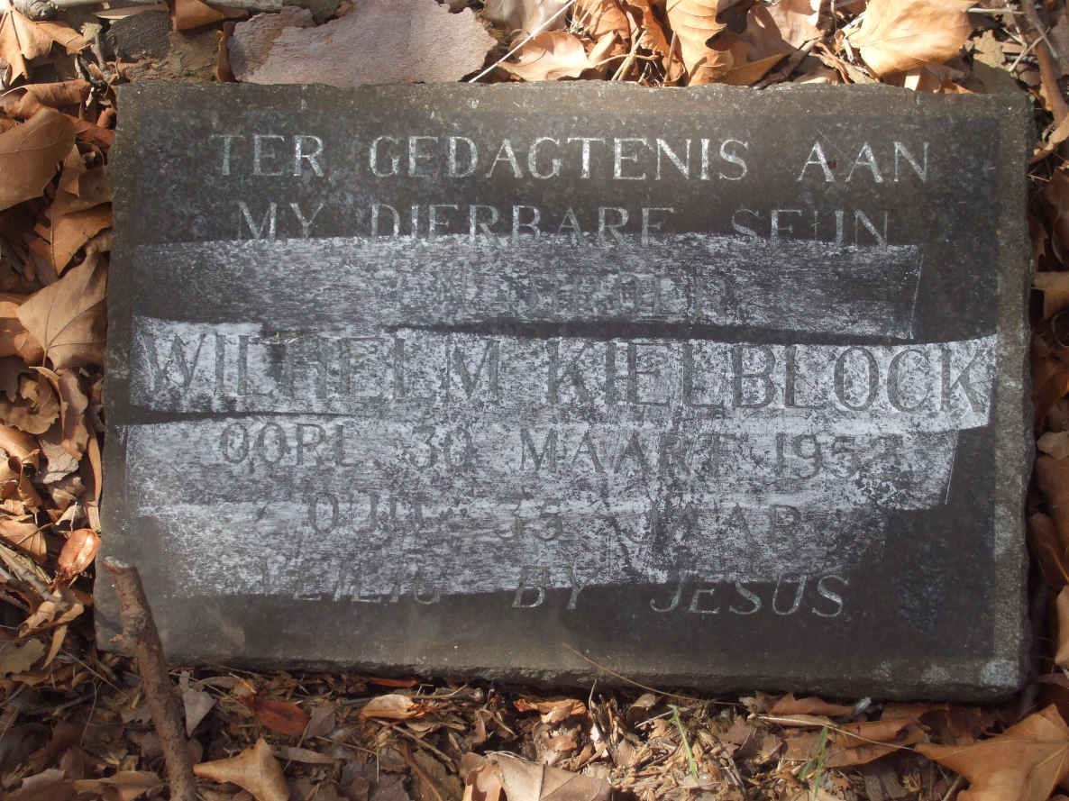 KIELBLOCK Wilhelm - 1952