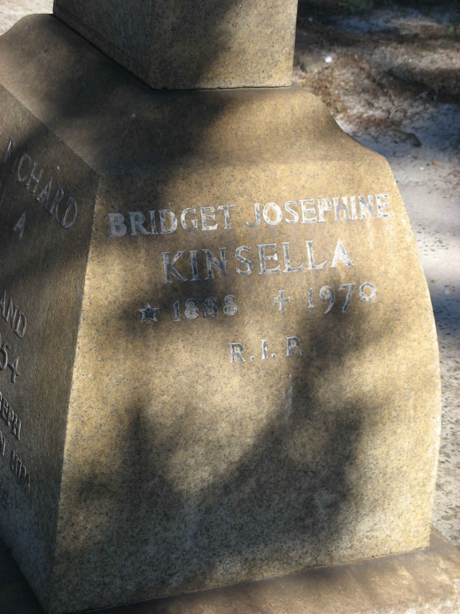 KINSELLA Bridget Josephine 1888-1970
