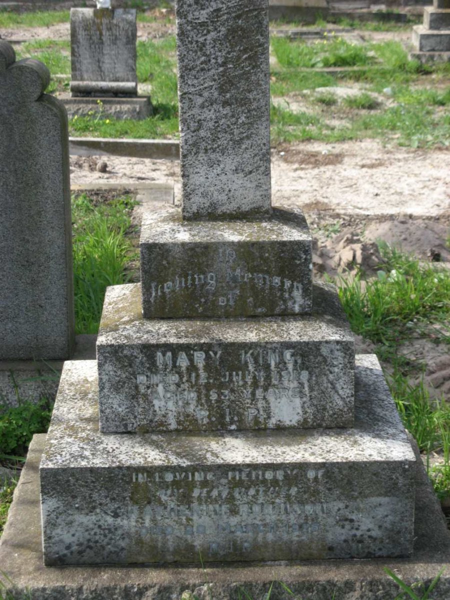 KING Mary -1918 :: ROBINSON Katherine -19?5