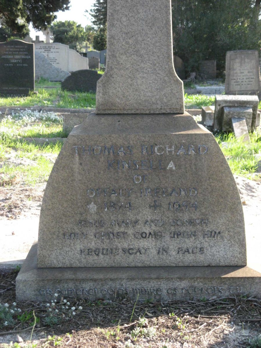 KINSELLA Thomas Richard 1874-1954