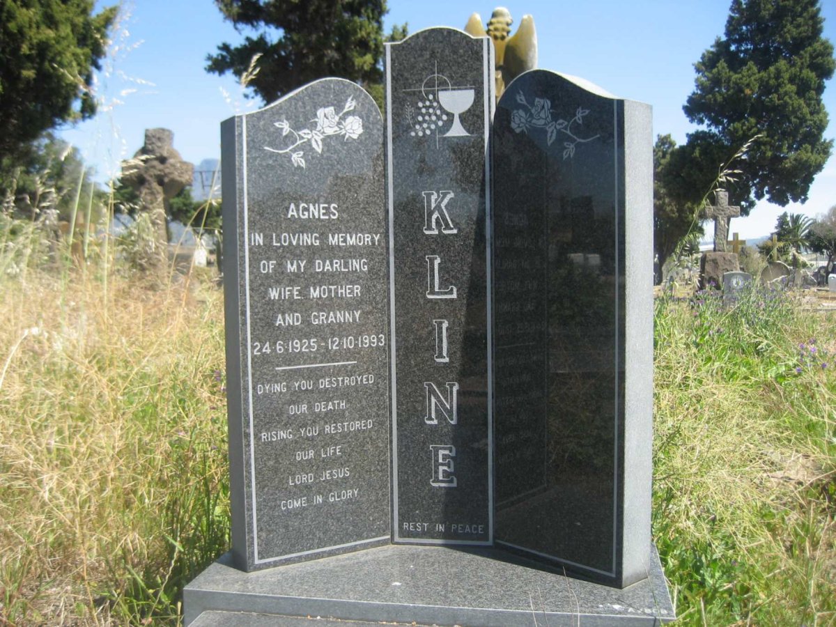 KLINE Agnes 1925-1993