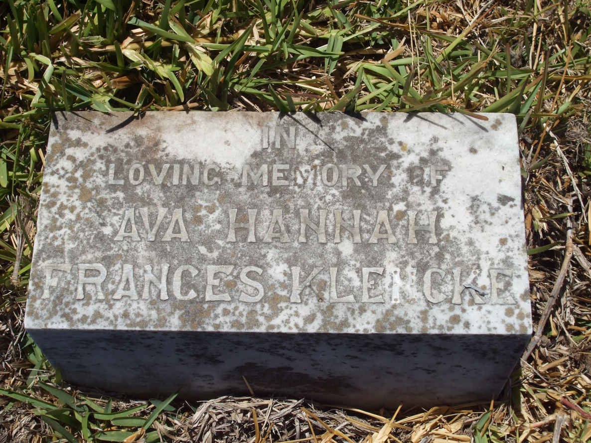 KLENCKE Ava Hannah Frances -1928