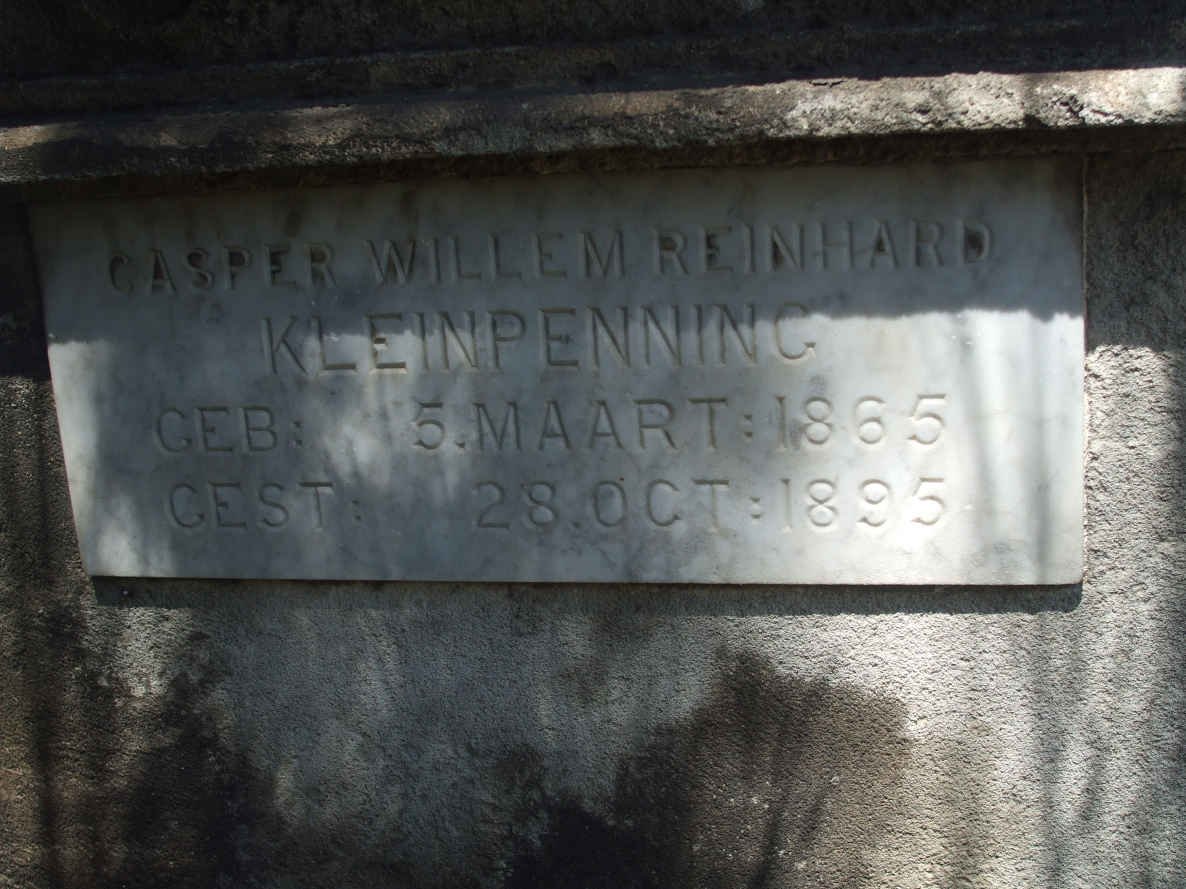 KLEINPENNING Casper Willem Reinhard 1865-1895