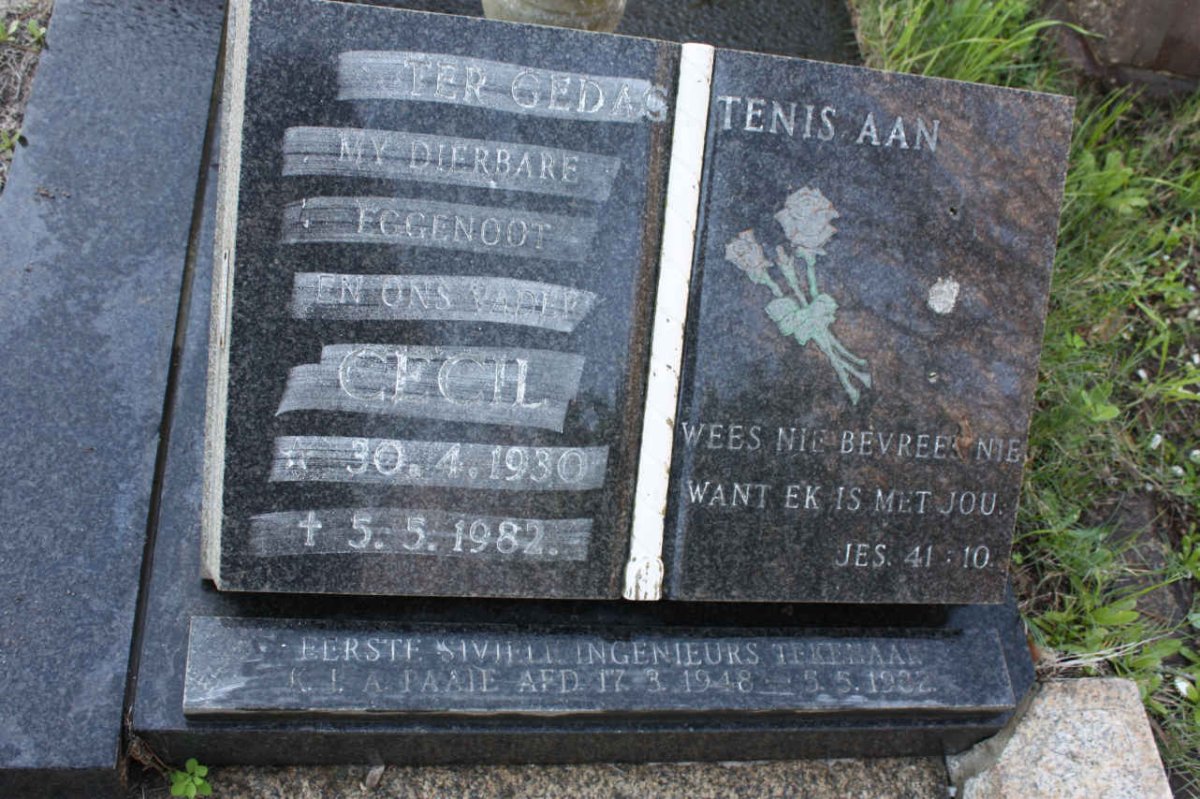 KLEINSCHMIDT Cecil 1930-1982