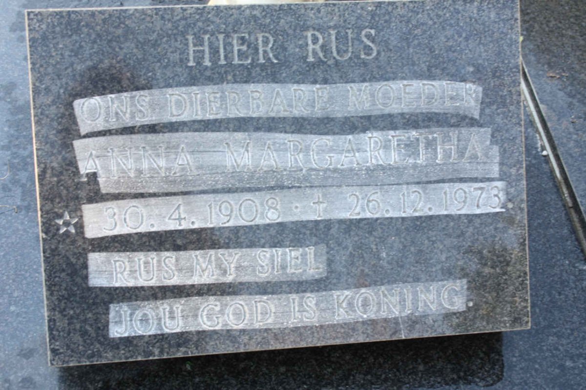KLEINSCHMIDT Anna Margaretha 1908-1973