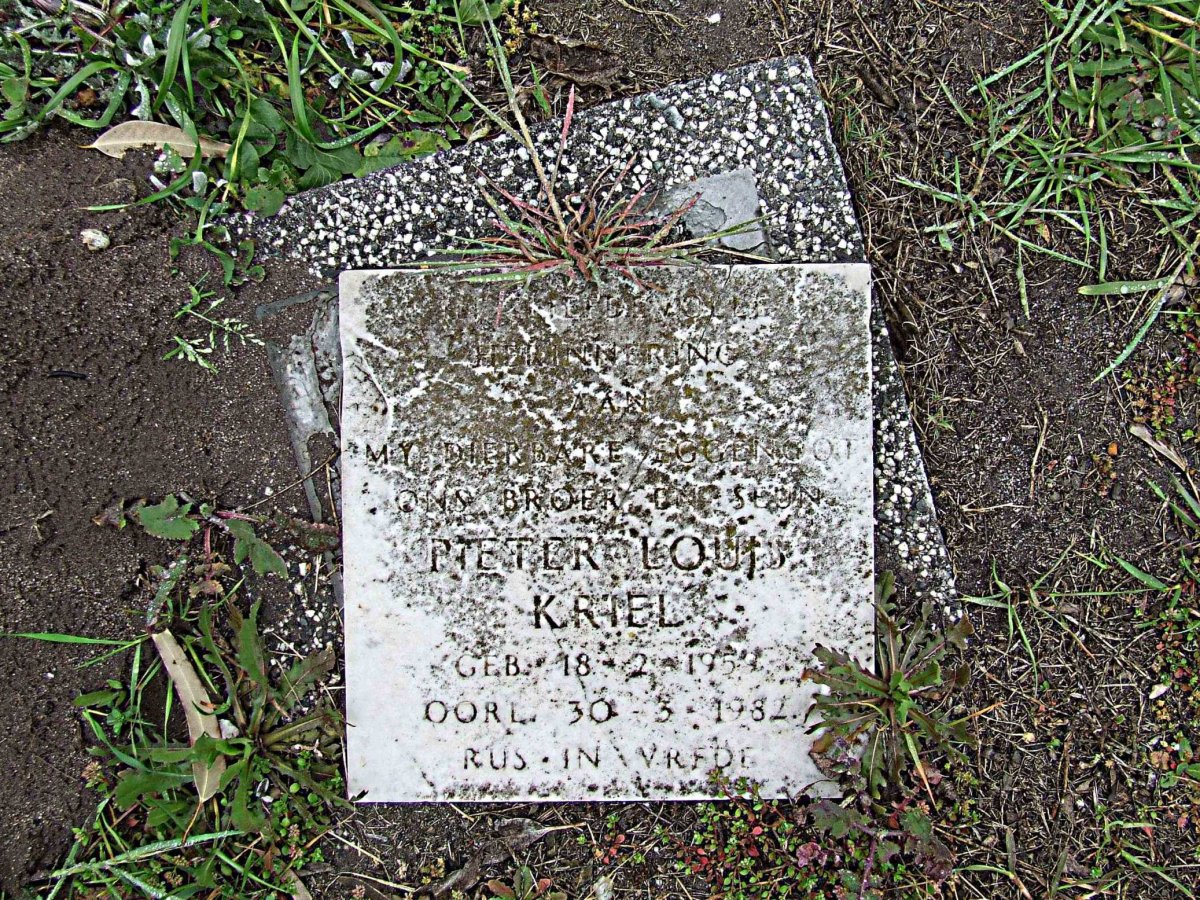 KRIEL Pieter Louis 1959-1982