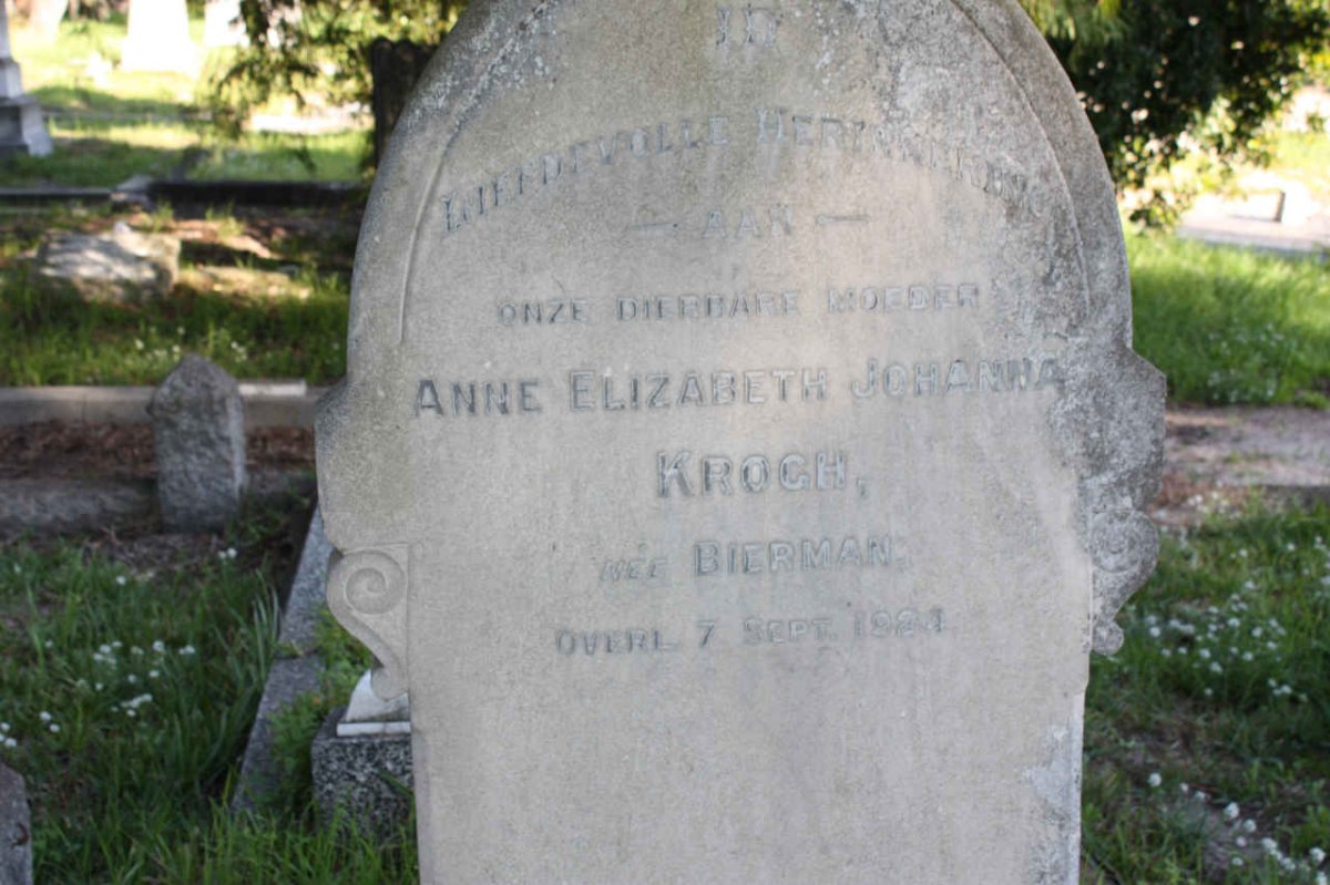 KROGH Anne Elizabeth Johanna nee BIERMAN -1924