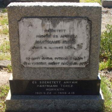 KURT Hartmann 1913-1963 :: HORVATH Hartmann Terez 1921-1998