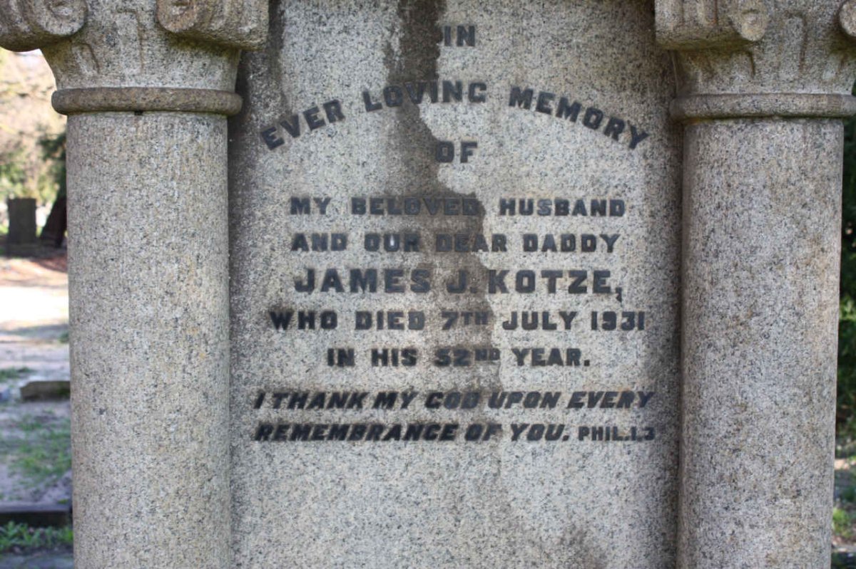 KOTZE James J. -1931