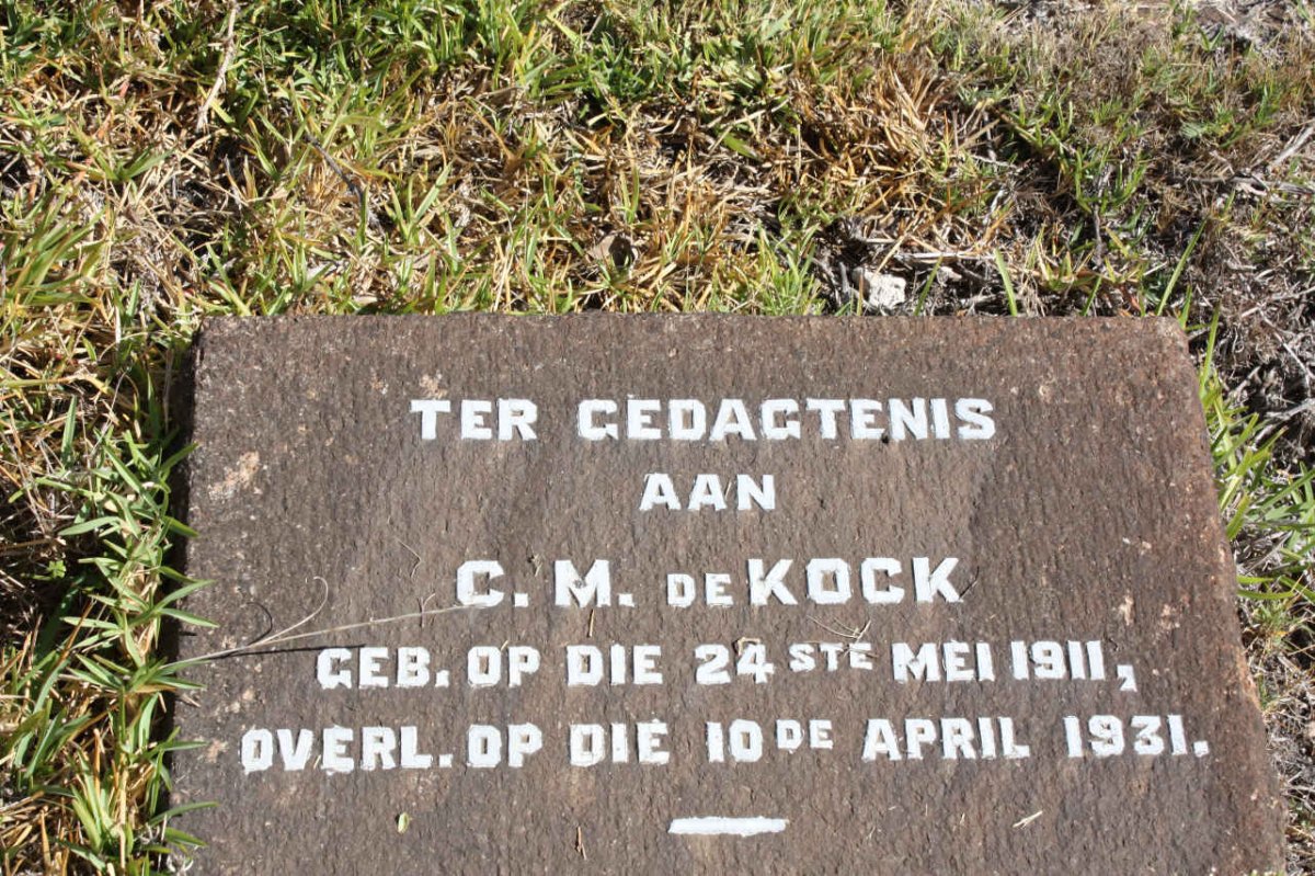 KOCK C.M., de 1911-1931
