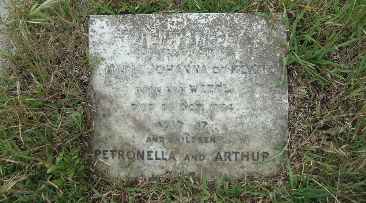 KOCK Maria Johanna, de nee VAN WEZEL -1964