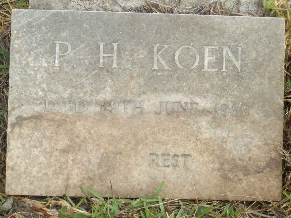 KOEN P.H. -1959