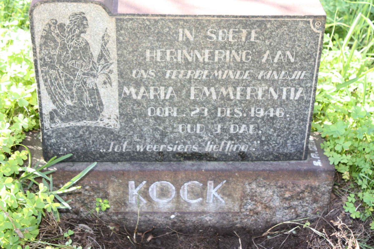 KOCK Maria Emmerentia -1946