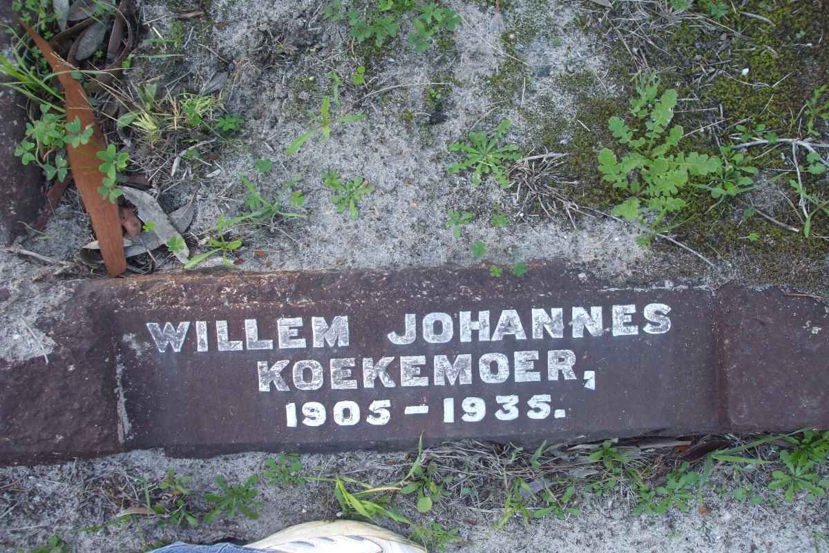 KOEKEMOER Willem Johannes 1905-1935