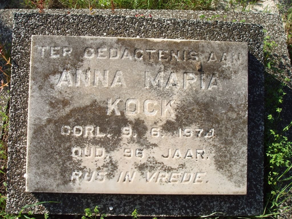 KOCK Anna Maria -1974