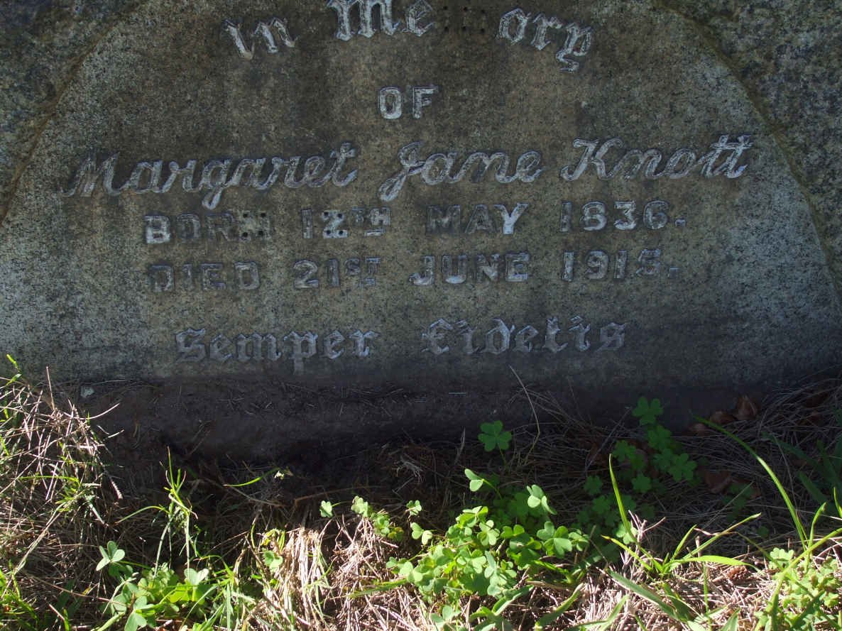 KNOTT Margaret Jane 1836-1915