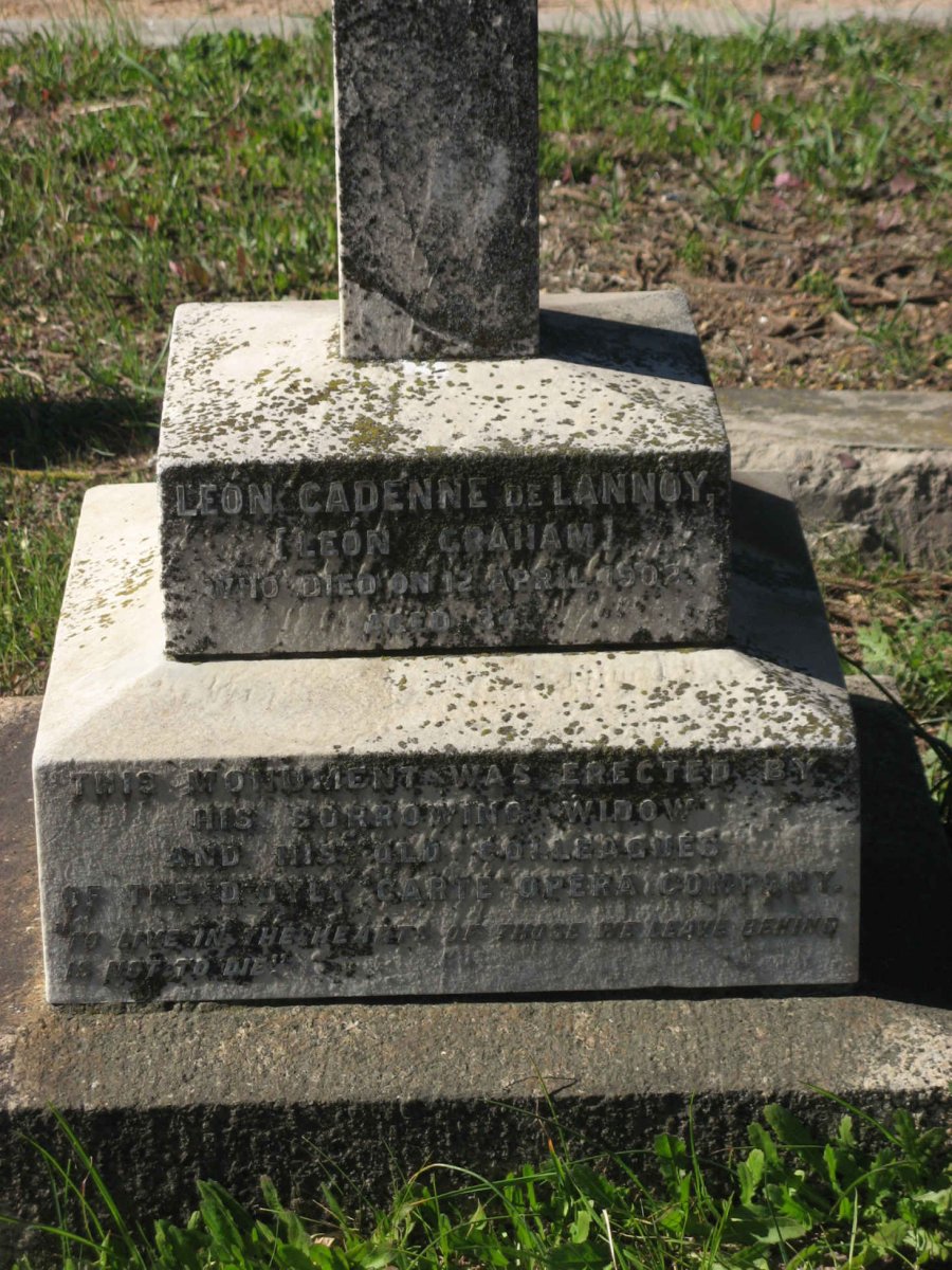 LANNOY Leon Cadenne, de -1902