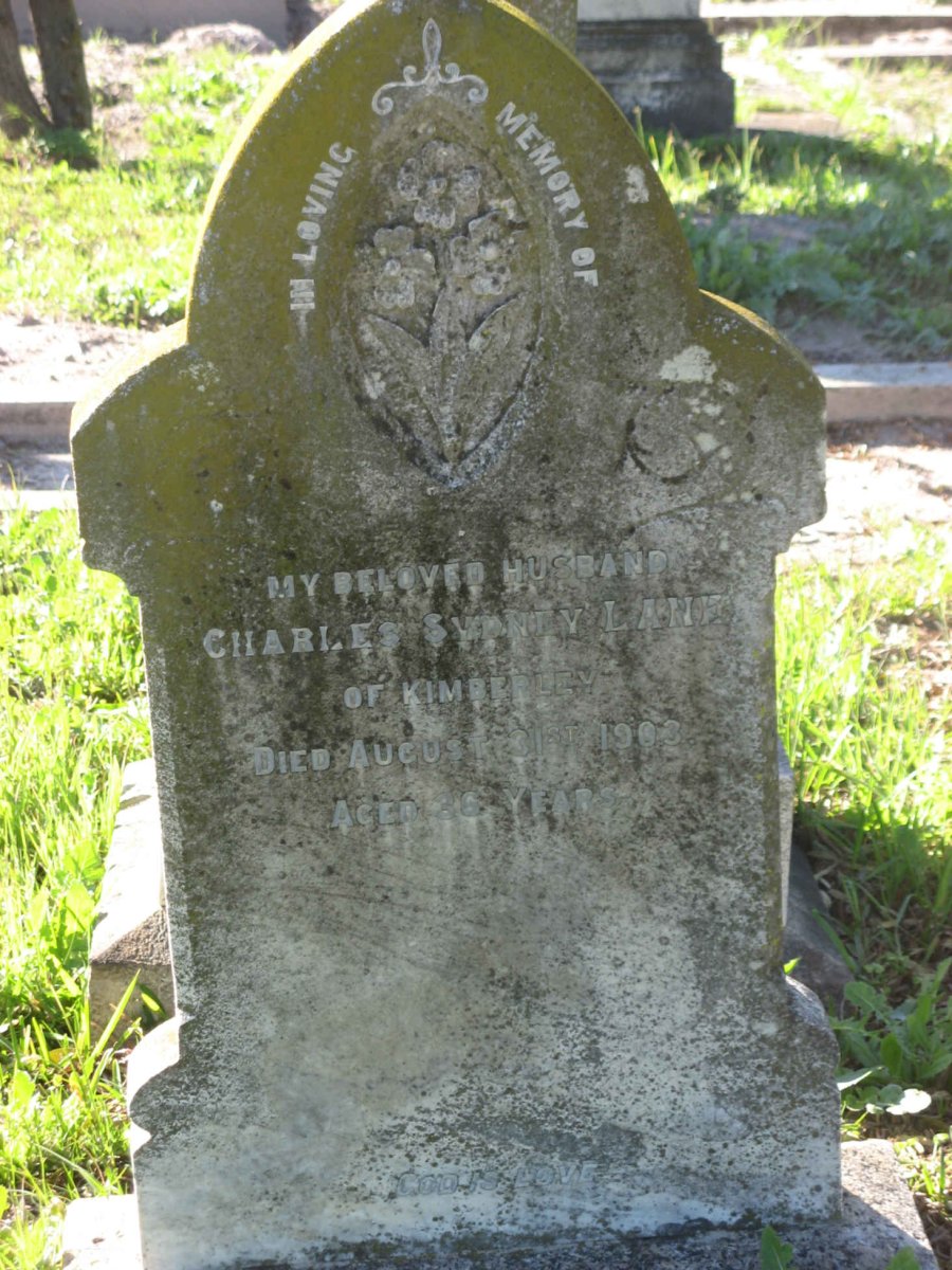 LANE Charles Sydney -1903
