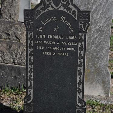 LAMB John Thomas -1908