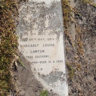 LAWTON Margaret Louise nee ELLISON 1899-1988 :: LAWTON Ellesley Evelyn 1892-1963 