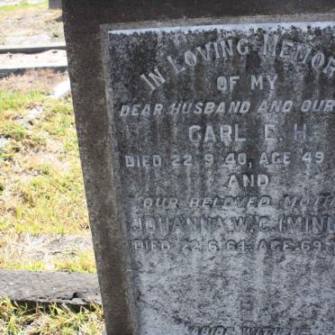 LANGMANN Carl E.H. -??40 &amp; Johanna W.C. -??4