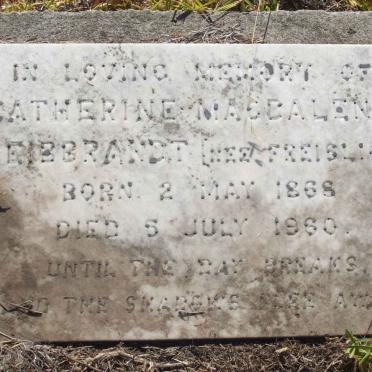 LEIBBRANDT Catherine  Madalene nee FREISLICH 1868-1960