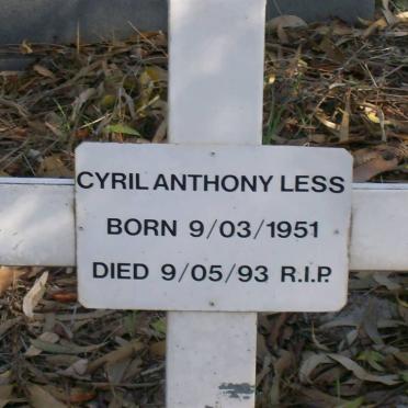 LESS Cyril Anthony 1951-1993