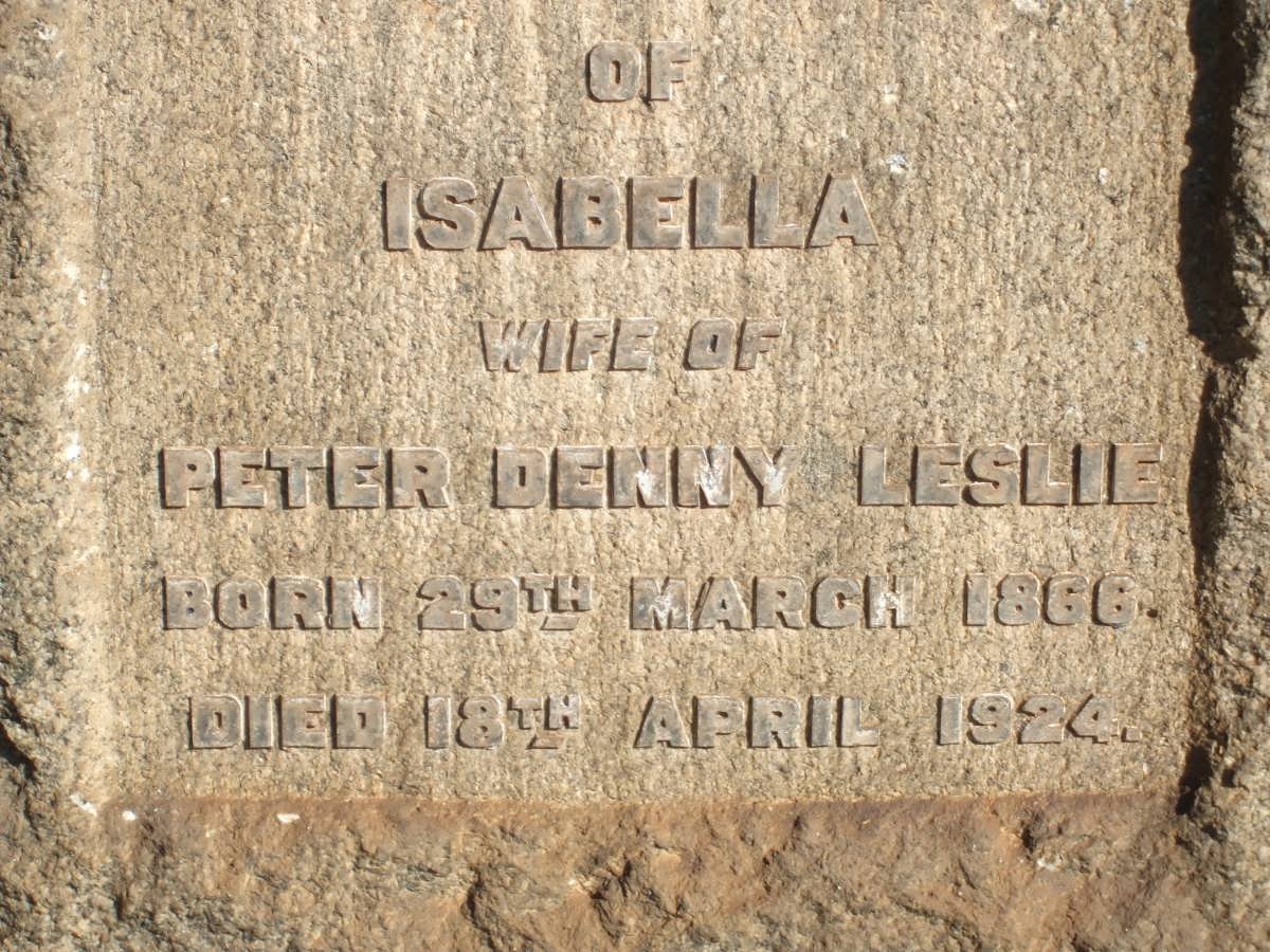 LESLIE Isabella 1866-1925