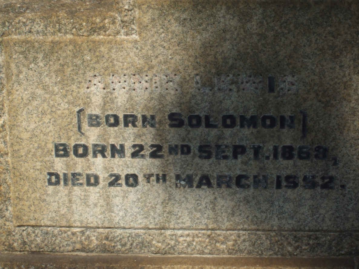 LEWIS Annie nee SOLOMON 1863-1952