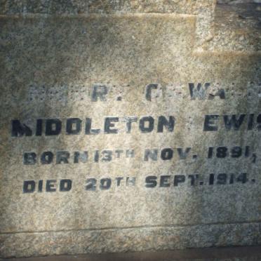 LEWIS  ?? Middleton 1891-1914