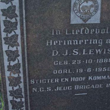 LEWIS D.J.S. 1888-1956