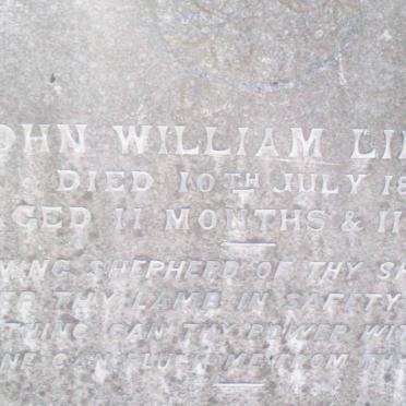 LINCOLN John William -1889
