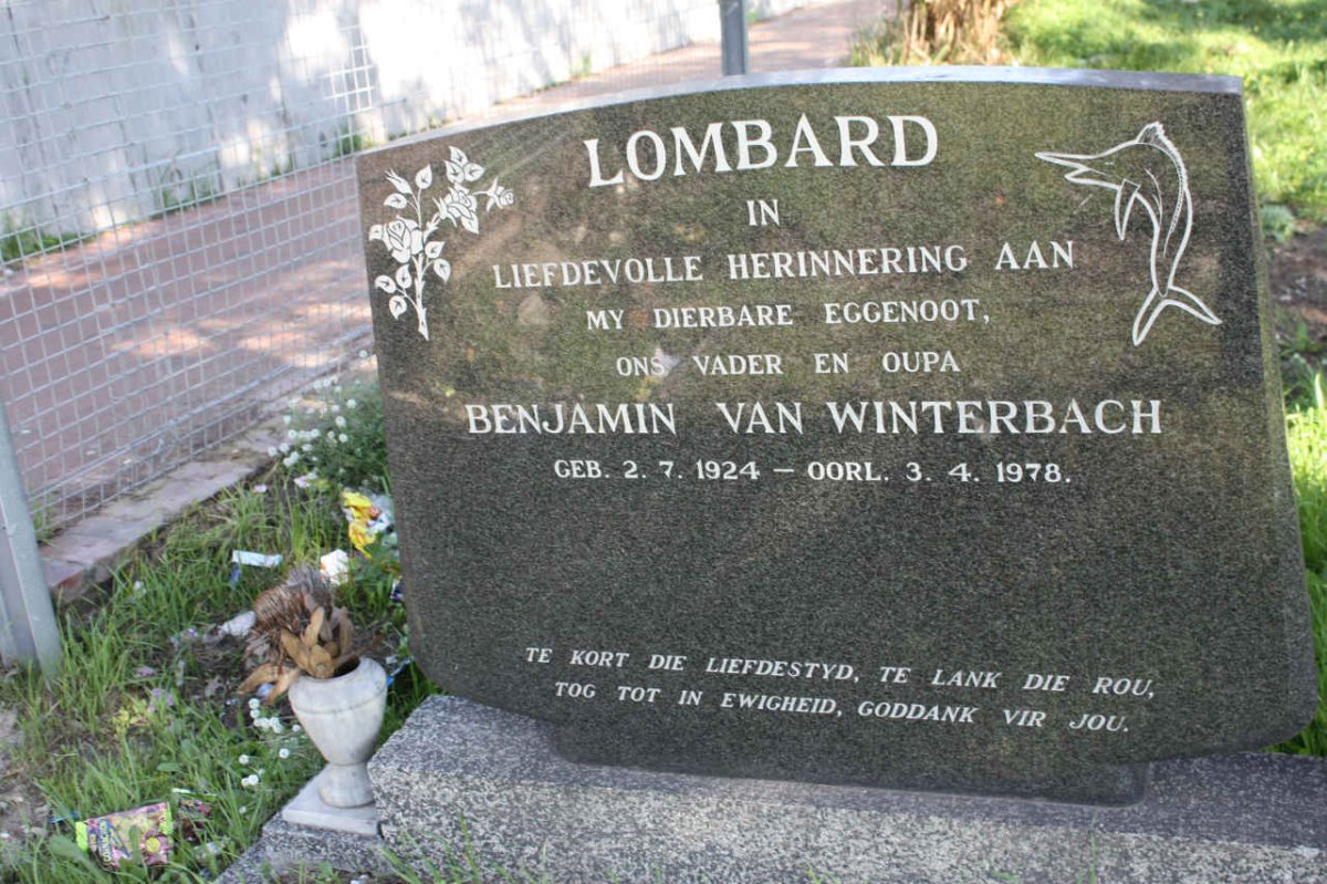 LOMBARD Benjamin van Winterbach 1924-1978