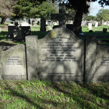LOTZ George Theodore -1952 &amp; Martha Jacoba Elizabeth -1988 :: ? Kenneth -1940 :: ? Andries -1921 &amp; Dorothea -1929