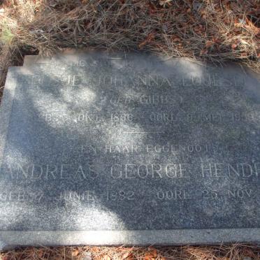 LOUBSER Andreas George Hendrik 1882-1959 &amp; Elsje Johanna GIBBS 1896-1959