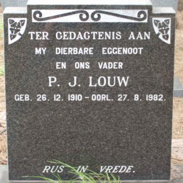 LOUW P.J. 1910-1982