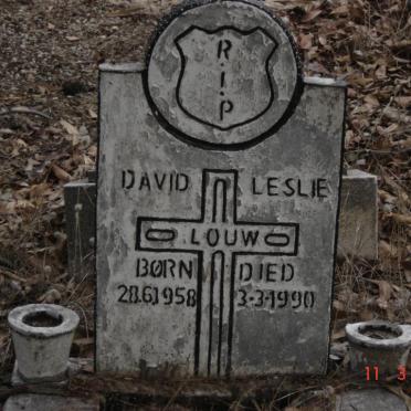 LOUW David Leslie 1958-1990