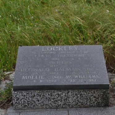 LOCKLEY Louis Theodore 1880-1951 &amp; Bertha 1877-1959