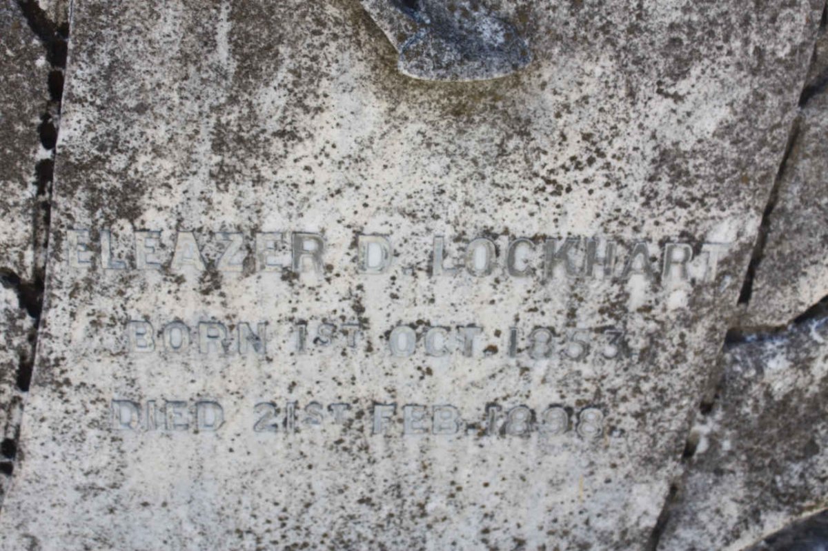 LOCKHART Eleazer D. 1853-1898