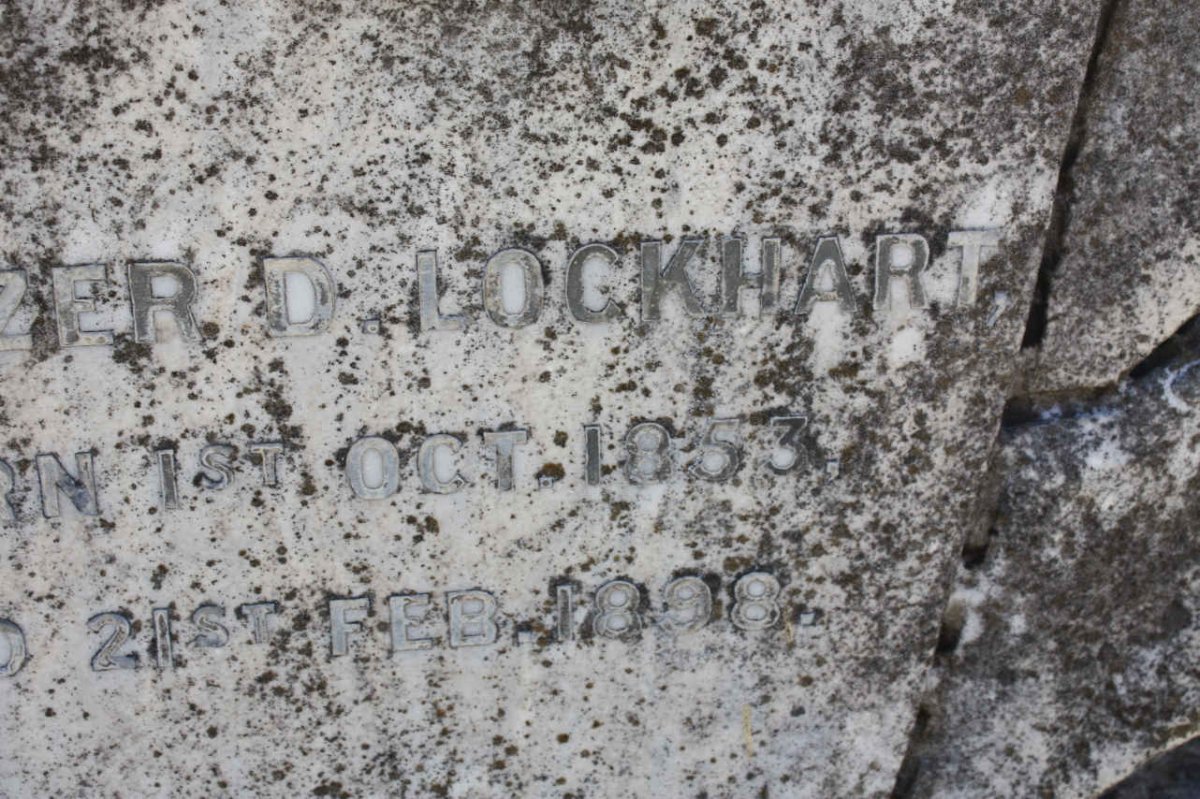 LOCKHART Eleazer D. 1853-1898