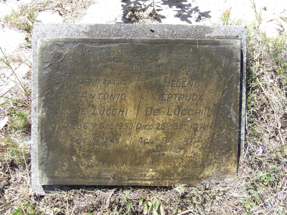 LUCCHI Antonio, de  -1953 &amp; Helen Gertruda -1971