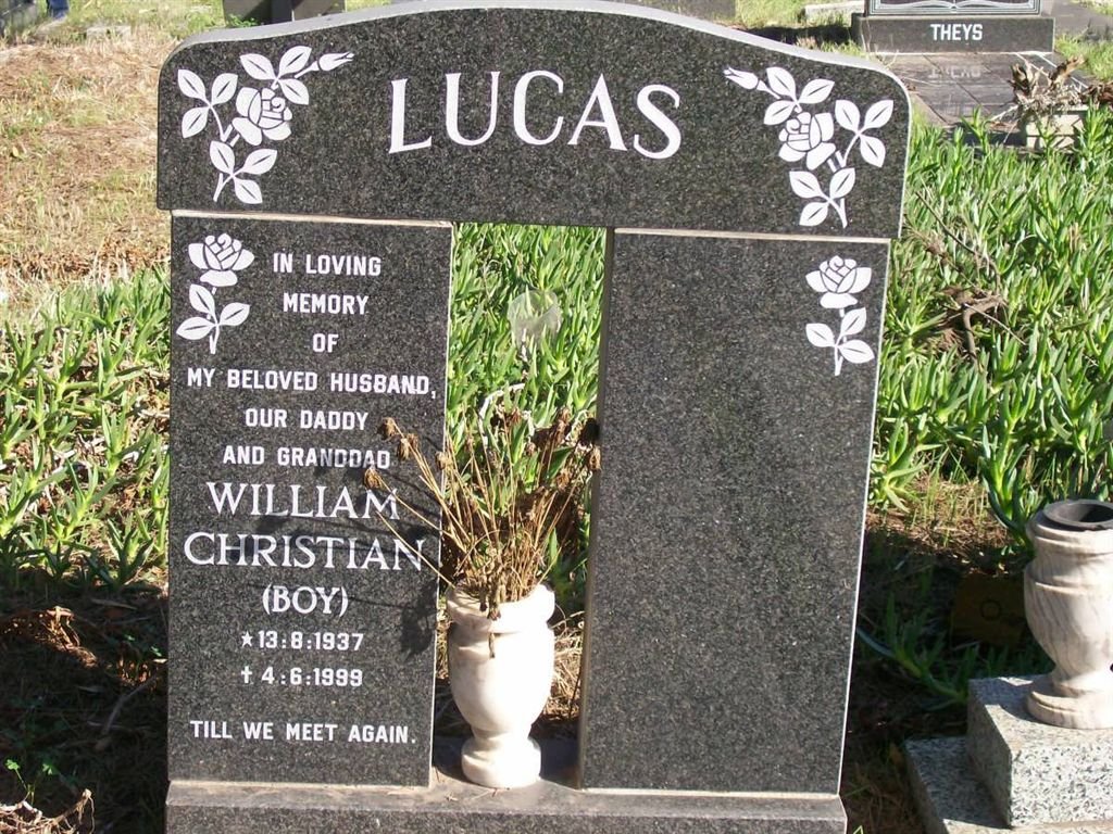 LUCAS William Christian 1937-1999