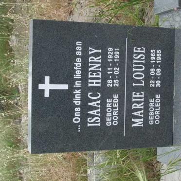 LUCAS Isaac Henry 1929-1991:: LUCAS Marie Louise 1965-1965