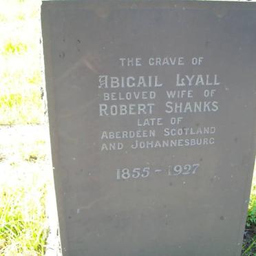 LYALL Abigail 1855-1927