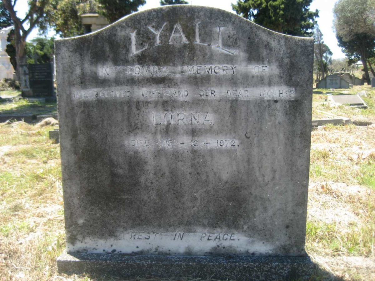 LYALL Lorna -1972