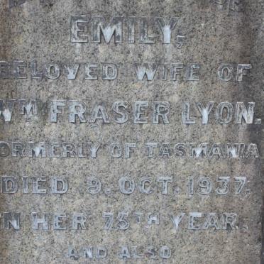 LYON Emily -1937