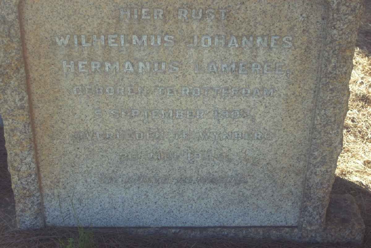 LAMEREE Wilhelmus Johannes Hermanus 190?-194?
