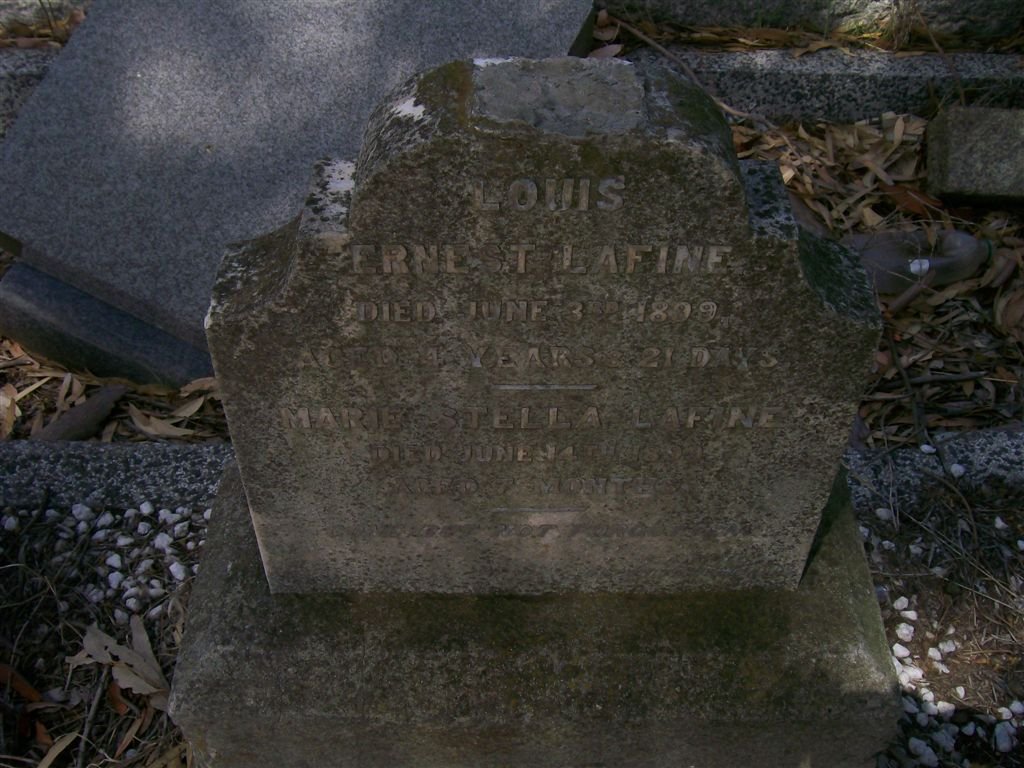 LAFINE Louis Ernest -1899 :: Marie Stella LAFINE -1899