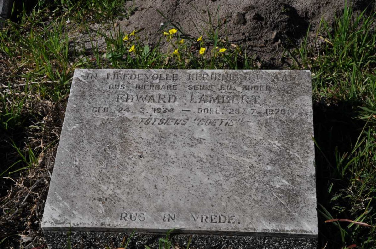 LAMBERT Edward 1934-1979