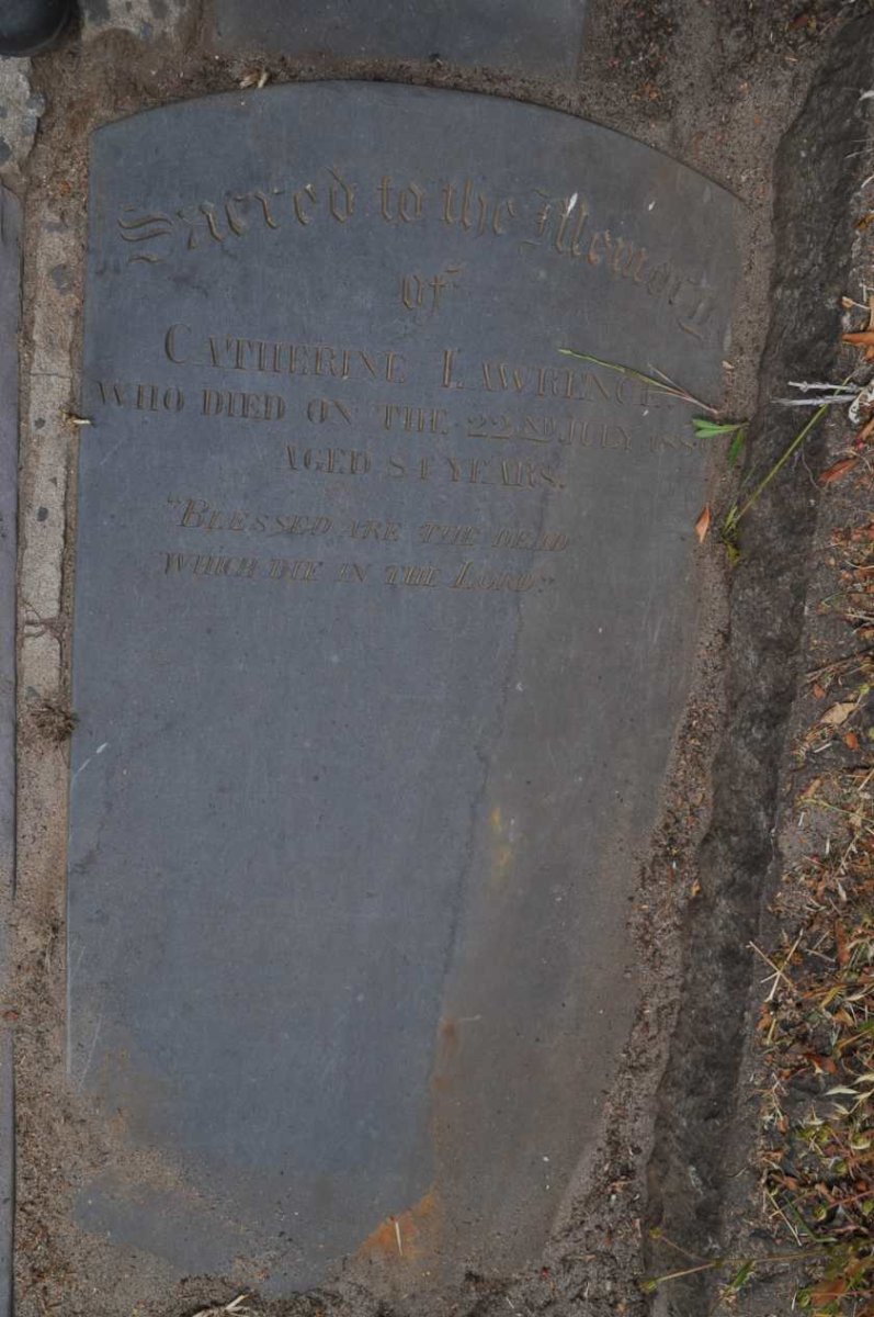 LAWRENCE Catherine -188?